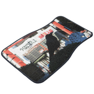 Japanese Crow Car Floor Mat