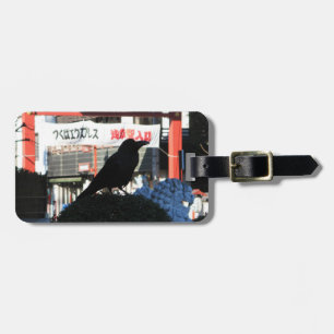 Japanese Crow Luggage Tag