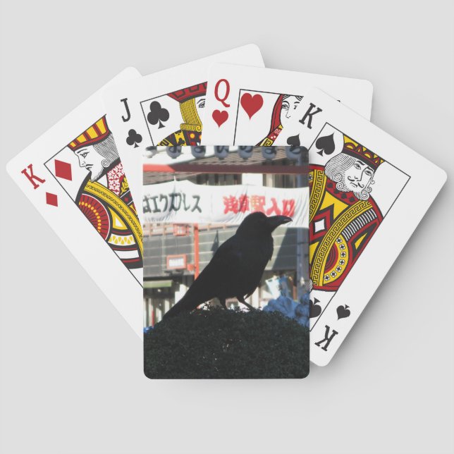 Japanese Crow Poker Cards (Back)