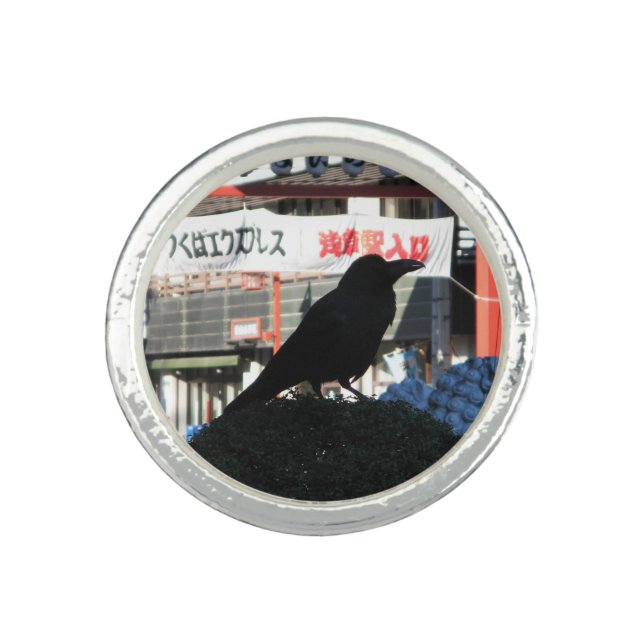 Japanese Crow Ring (Front)
