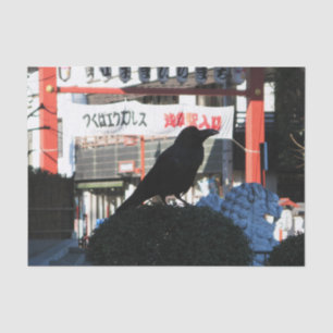 Japanese Crow Tissue Paper