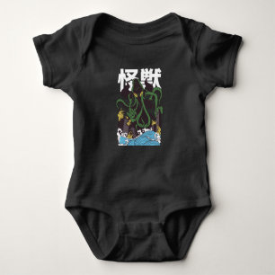 Japanese Cthulhu Baby Bodysuit
