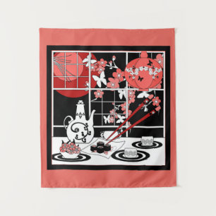 Japanese cuisine tapestry