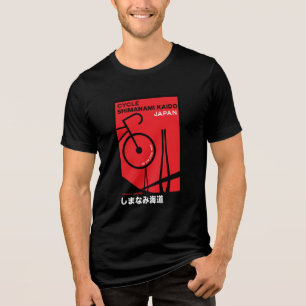 Japanese Cycling Art Tri-Blend Shirt