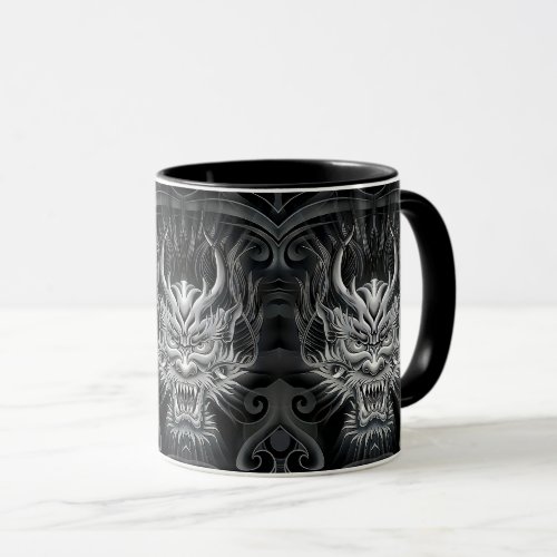 Japanese Dark Samurai Soul Knight Mug