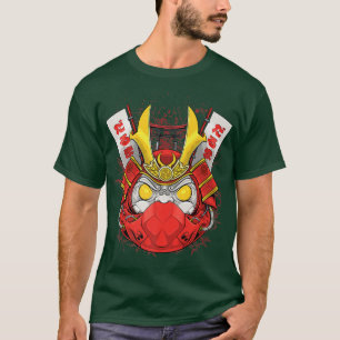 Japanese  Daruma Lucky charm Samurai  T-Shirt