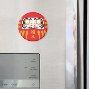 Japanese Daruma (No Eyes) Magnet