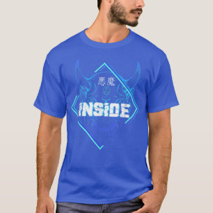 Japanese Demon Inside Aesthetic Samurai Oni Warrio T-Shirt