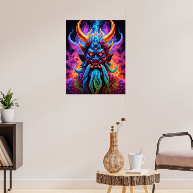Japanese Demon Poster (Living Room 3)