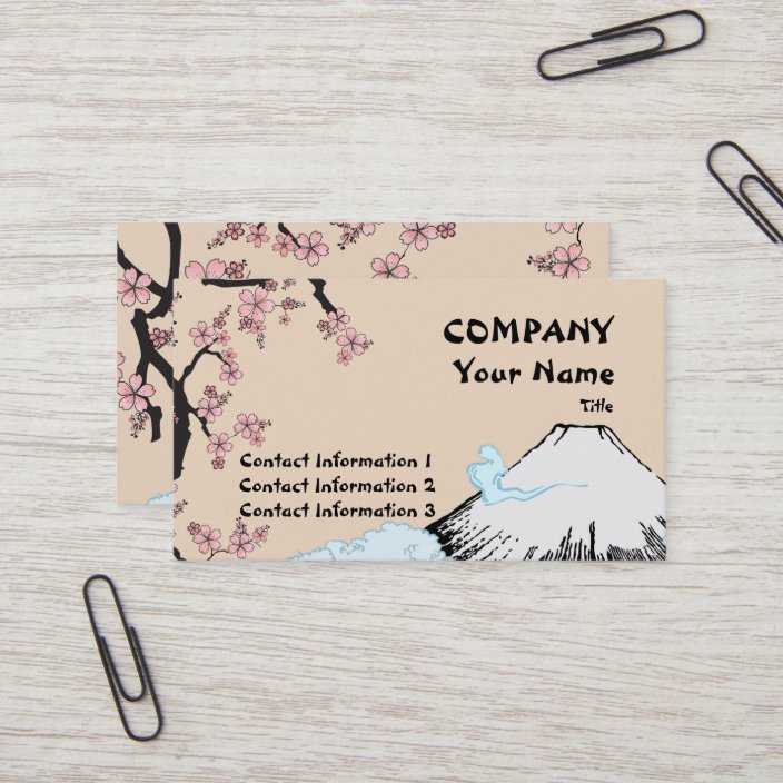 Japanese Design Business Card Zazzle