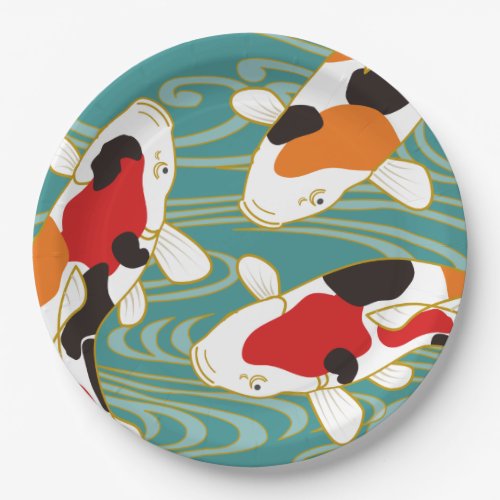 Japanese design party paper plates