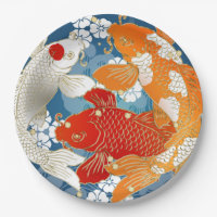 Japanese design party paper plates