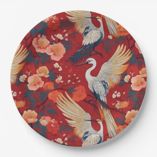 Japanese design party paper plates