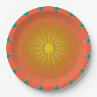 Japanese design party paper plates