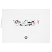 Japanese Design - Shoji View Card (Back Horizontal)