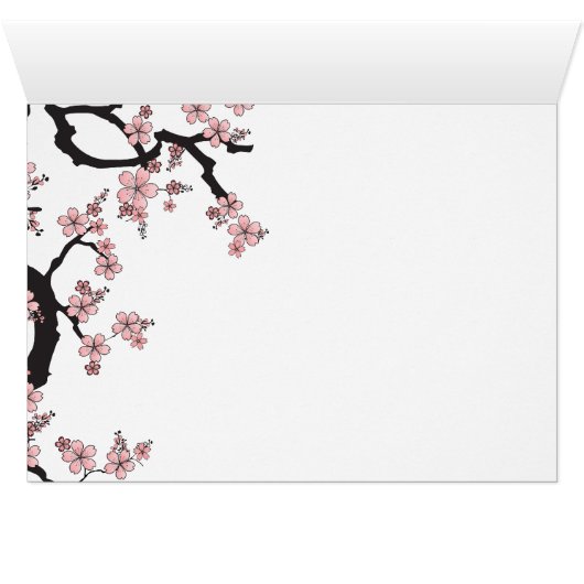 Japanese Design - Shoji View Card (Inside Horizontal (Bottom))