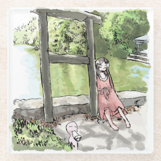 Japanese destroyer Isairego Glass Coaster