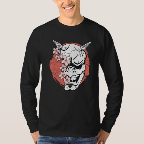 Japanese Devil Devil Mask Oni Demon T_Shirt