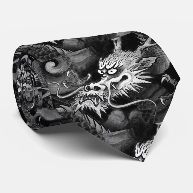 Japanese Dragon ネクタイ Neck Tie (Rolled)