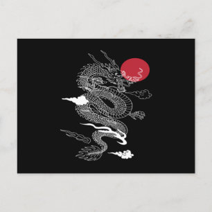 Japanese Dragon Asia Fantasy Postcard
