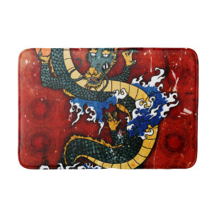 Japanese Dragon Bath Mat