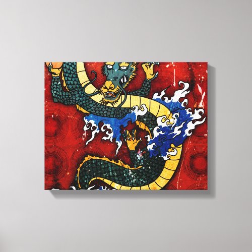 Japanese Dragon Canvas Print