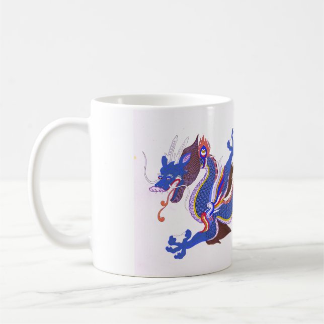Japanese dragon design mug (Left)