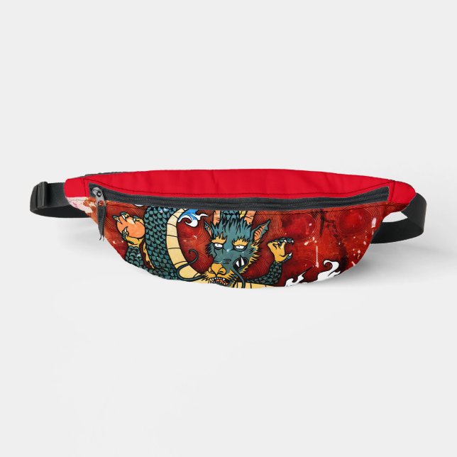 Japanese Dragon Fanny Pack (Front)