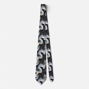 Japanese Dragon God Neck Tie