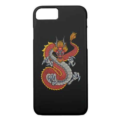 japanese dragon illustration iPhone 87 case