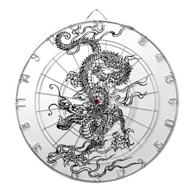 Japanese Dragon - In the Chinese Style Dartboard (Front)