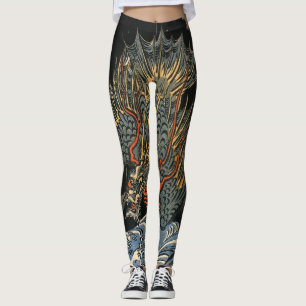 JAPANESE DRAGON Leggings