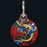 Japanese Dragon Pet ID Tag<br><div class="desc">Japanese Dragon</div>