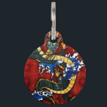 Japanese Dragon Pet ID Tag<br><div class="desc">Japanese Dragon</div>