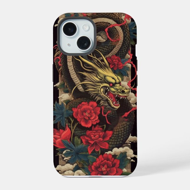 Japanese Dragon Phone Case (Back)