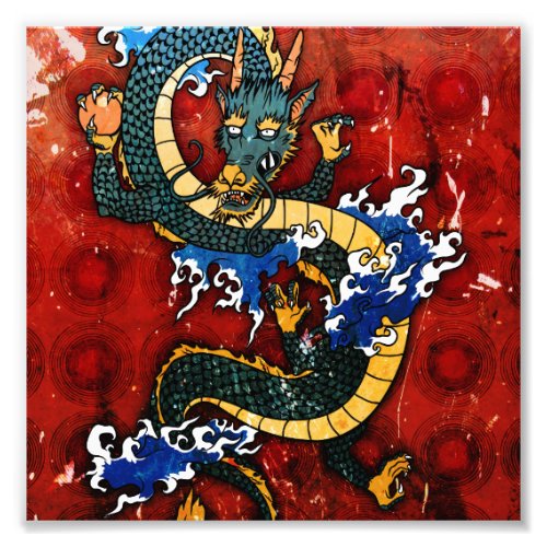 Japanese Dragon Photo Print