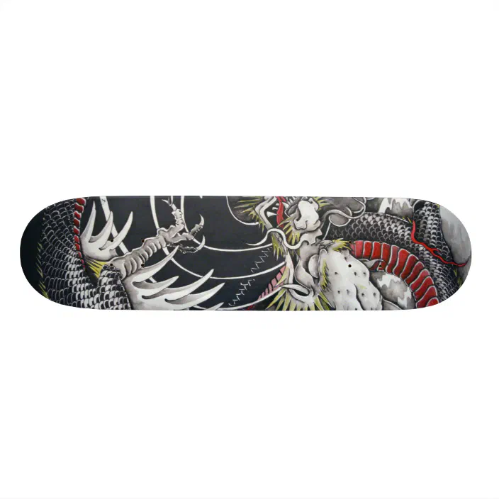 Japanese Dragon Skateboard | Zazzle.com