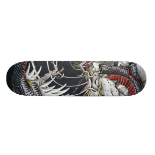 Japanese Dragon Skateboard Deck