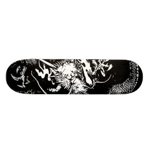 Japanese dragon skateboard deck