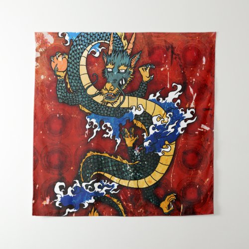 Japanese Dragon Tapestry