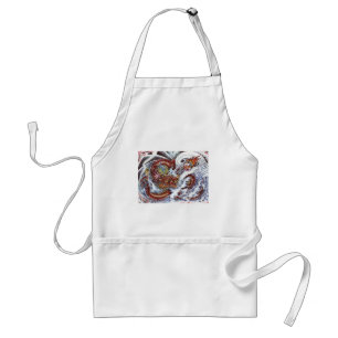 Japanese Dragon Tattoo Design Adult Apron