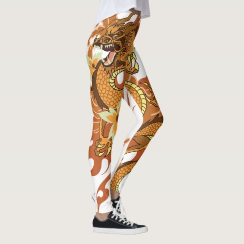 Japanese Dragon Tattoo leggings