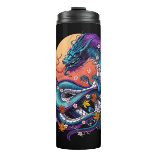 Japanese Dragon Thermal Tumbler