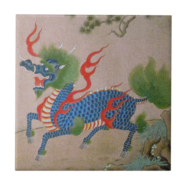 Japanese Dragon Tile (Front)