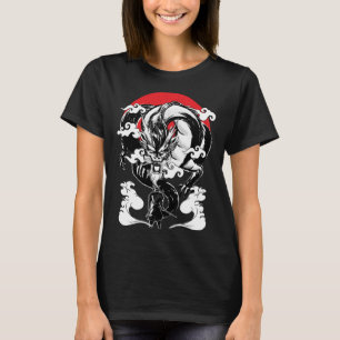 Japanese Dragon Tradition Asian Tokyo Dragon Kanji T-Shirt