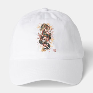 Japanese Dragon with Cherry Blossoms | Sakura Myth Hat
