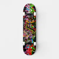 Anime Graffiti Skater Girl | Art Board Print