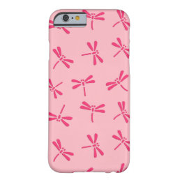 Japanese Dragonfly Pattern, Light Coral Pink Barely There iPhone 6 Case