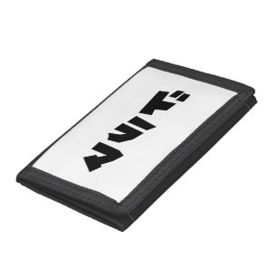 Japanese Drama ドラマ Japan Katakana Language Tri-fold Wallet