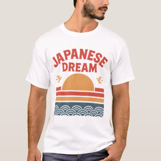 Japanese Dream T-Shirt | Retro Vintage Rising Sun